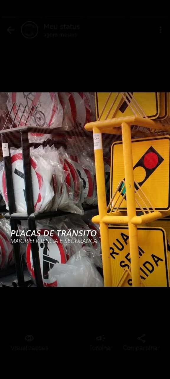 Placas de sinalizaç ão  - Foto 2