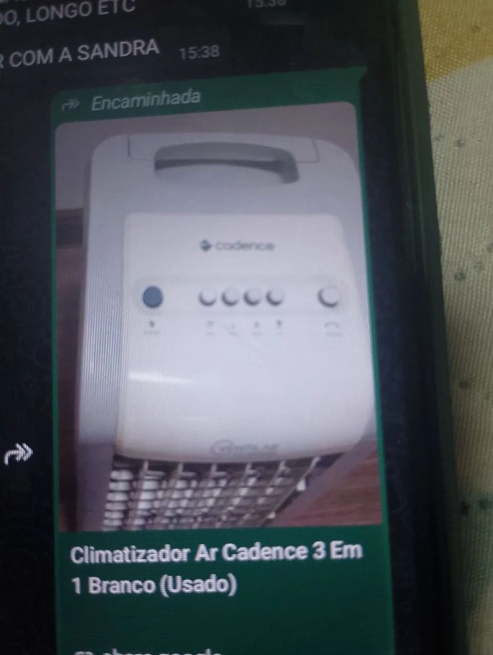 Climatizador Cadence 