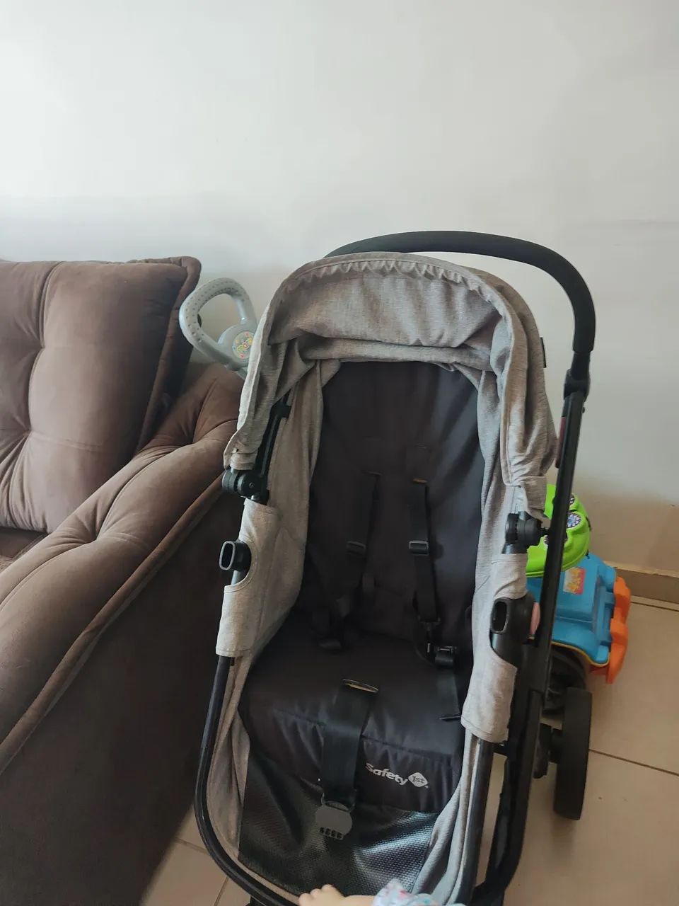 Carrinho bebê e bebê conforto safety 1st - Foto 4