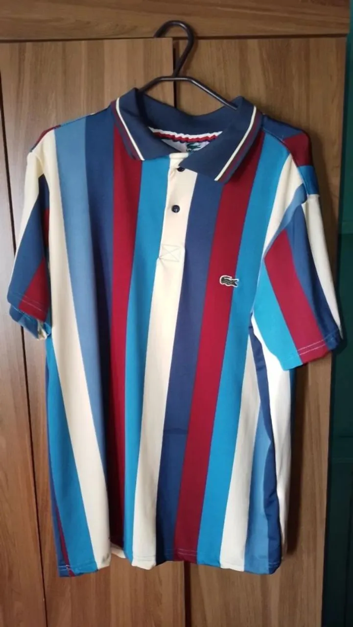Camisa Polo Listrada Lacoste - Estilo e Conforto