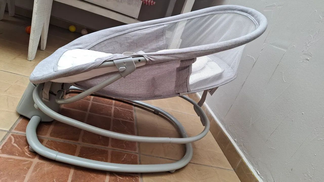 Cadeira Techno Deluxe 4 Em 1 Cinza claro mastela - Foto 4