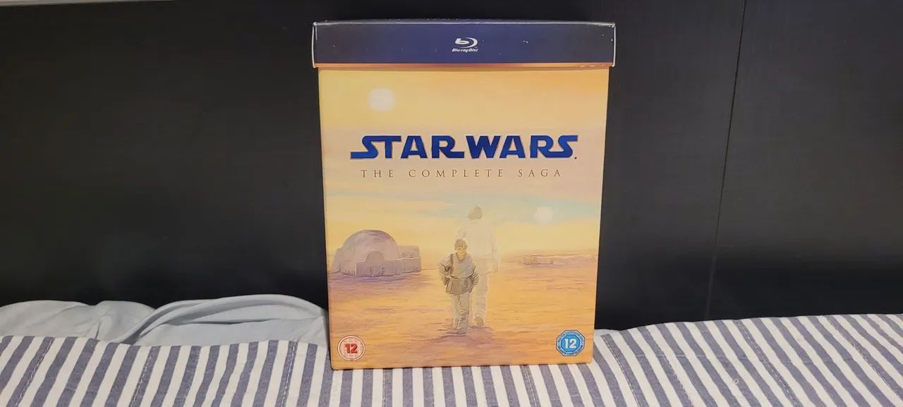 Box Star Wars em Blu-Ray com frame original/real em  35mm