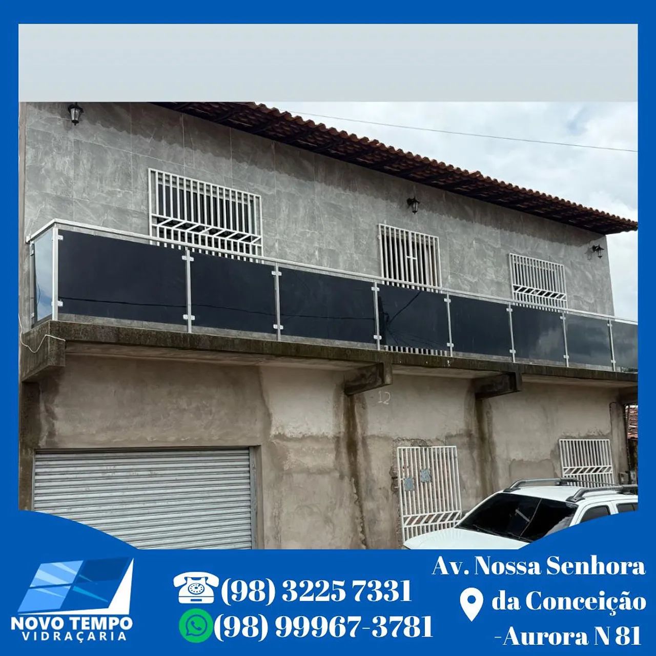 Porta de Segurança em Alumínio com Vidro - Foto 2