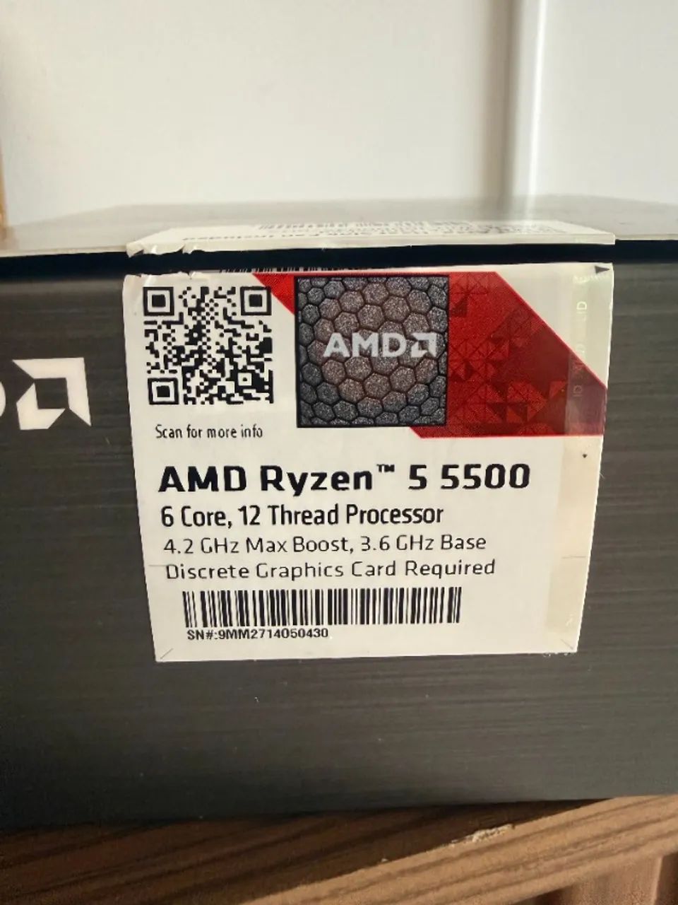 AMD Ryzen 5 5500 3.6Ghz Processor64169979066115121