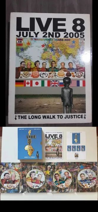 Box 4 DVD,s - Live 8 de July 2ND 2005 Colecionador. - Foto 2