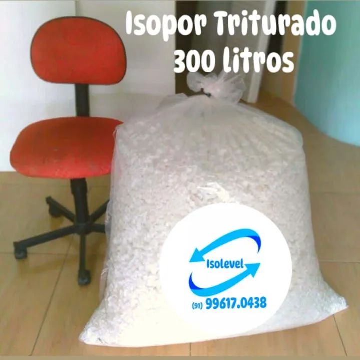 Isopor Triturado, Granulado em Flocos