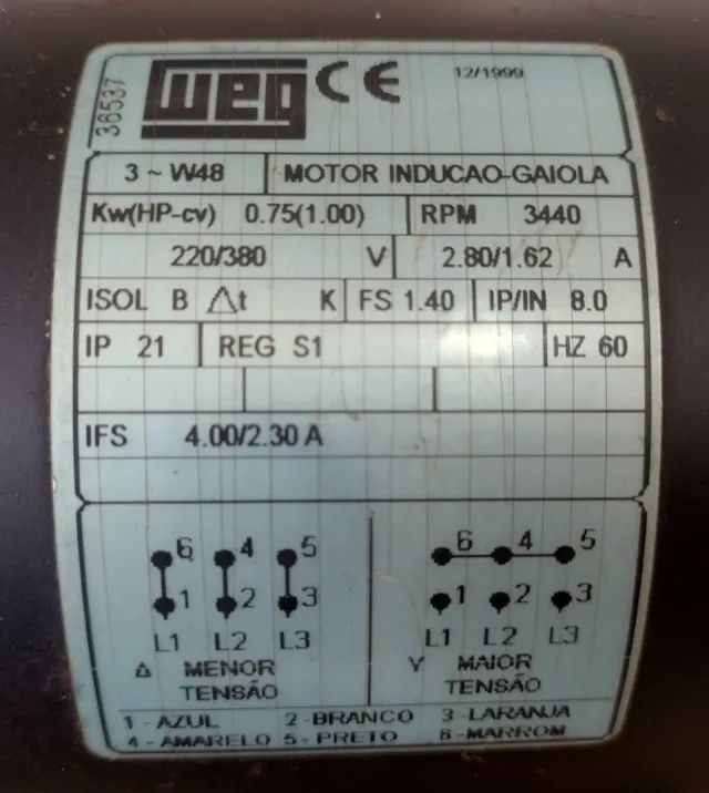 Bomba Centrifuga Schneider Bc-91s 1Cv //// Trifásica //// Frequência 60Hz //// Novíssima!! - Foto 6