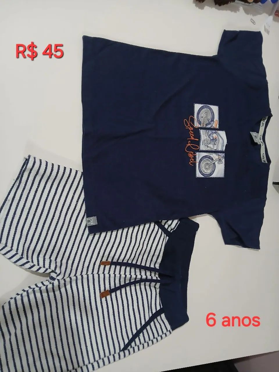 Conjunto Infantil Speed Gost - 6 Anos