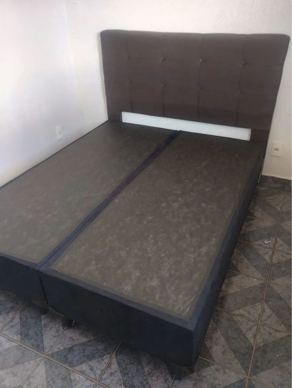 Base Queen Nova no Suede - R$ 400,00
