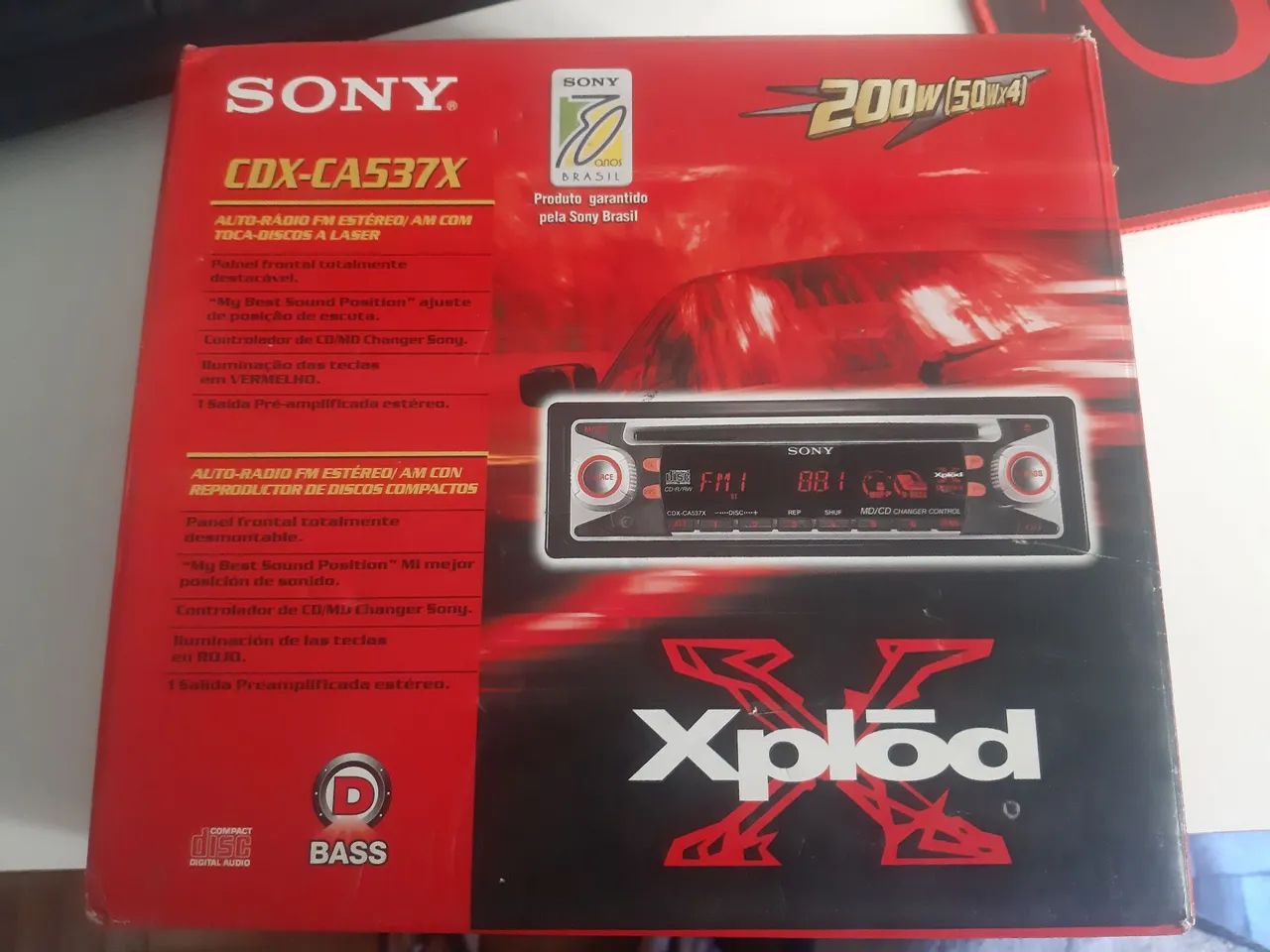 Som Auto Sony CDX-CA537X 200W - Foto 6