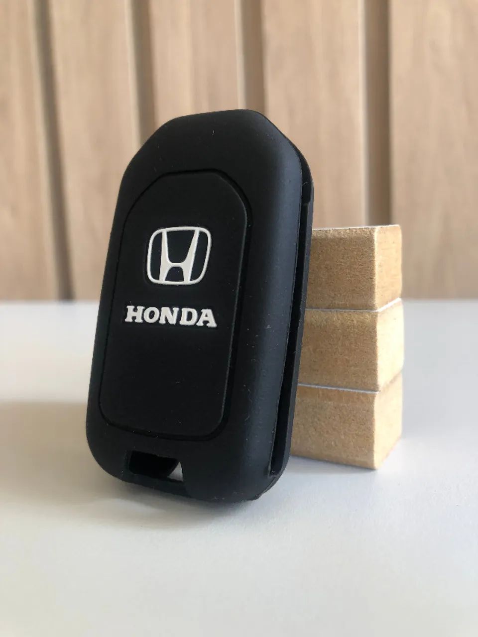 Capa de Chave em Silicone Premium Honda Civic Hrv Fit Wrv - Foto 2