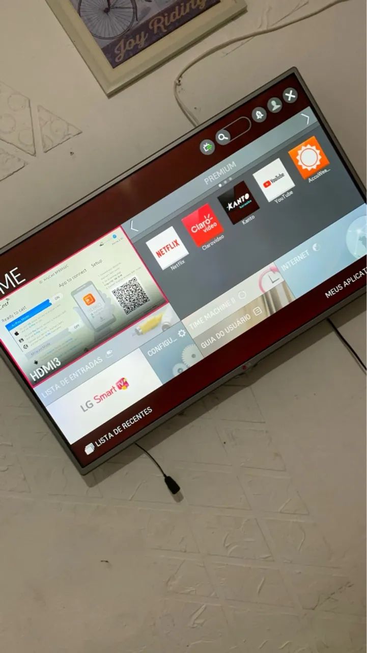 TV LG Smart 40 polegadas com Netflix, Youtube e muito mais!
