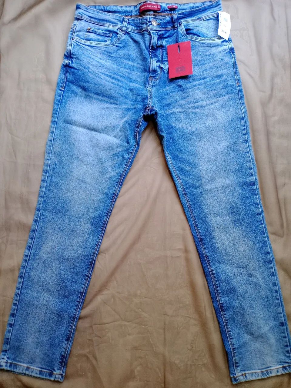 Calca Pantacourt CalÃ§a Jeans Premium Destroyed Denim Riachuelo