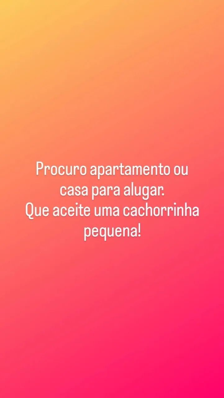 Preciso de uma casa ou apartamento para alugar.