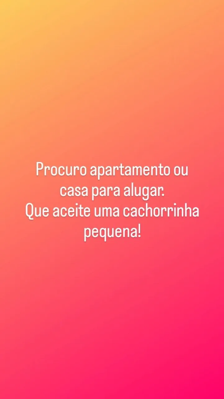 Preciso de uma casa ou apartamento para alugar.