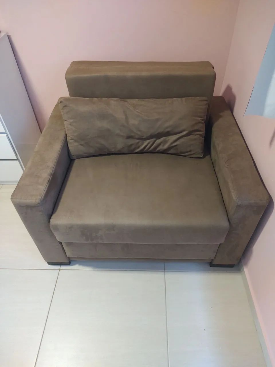 Sofá Cama Marrom - Etna - Foto 2