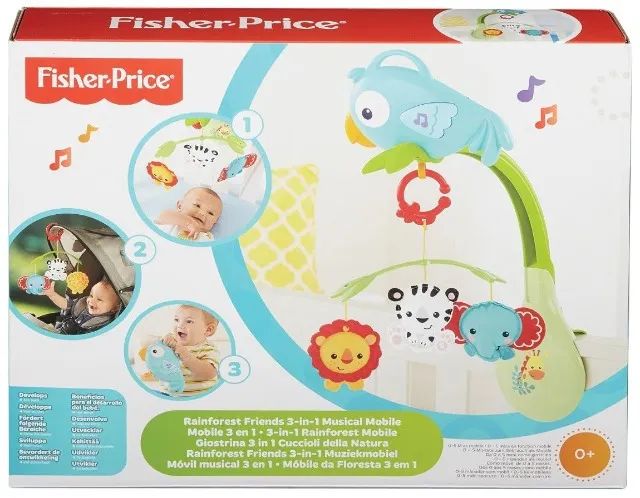 Móbile "3 em 1 Amigos da Floresta - FISHER PRICE"