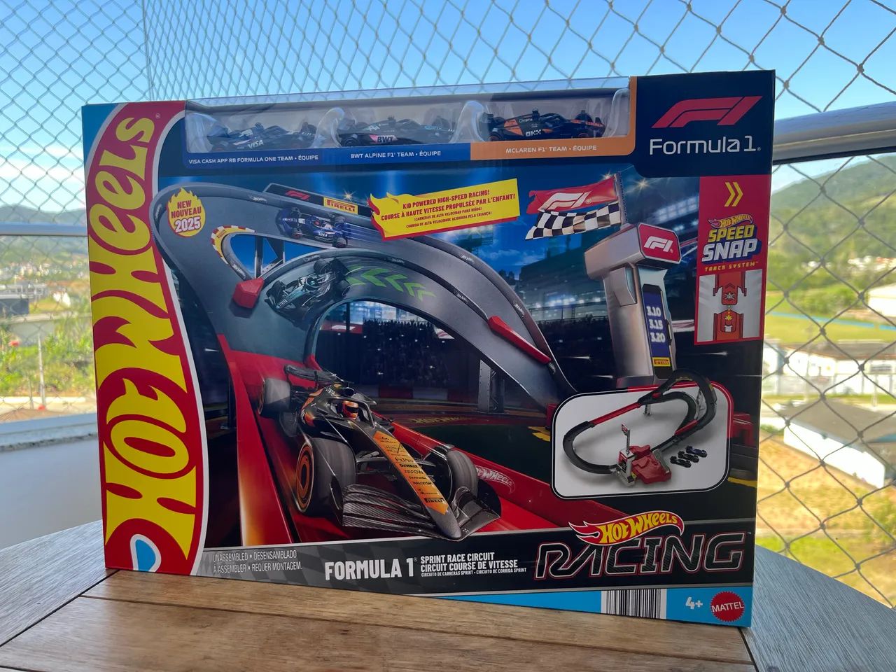 Pista Hot Wheels Miniaturas Formula 1 - F1 Sprint Race Circuit