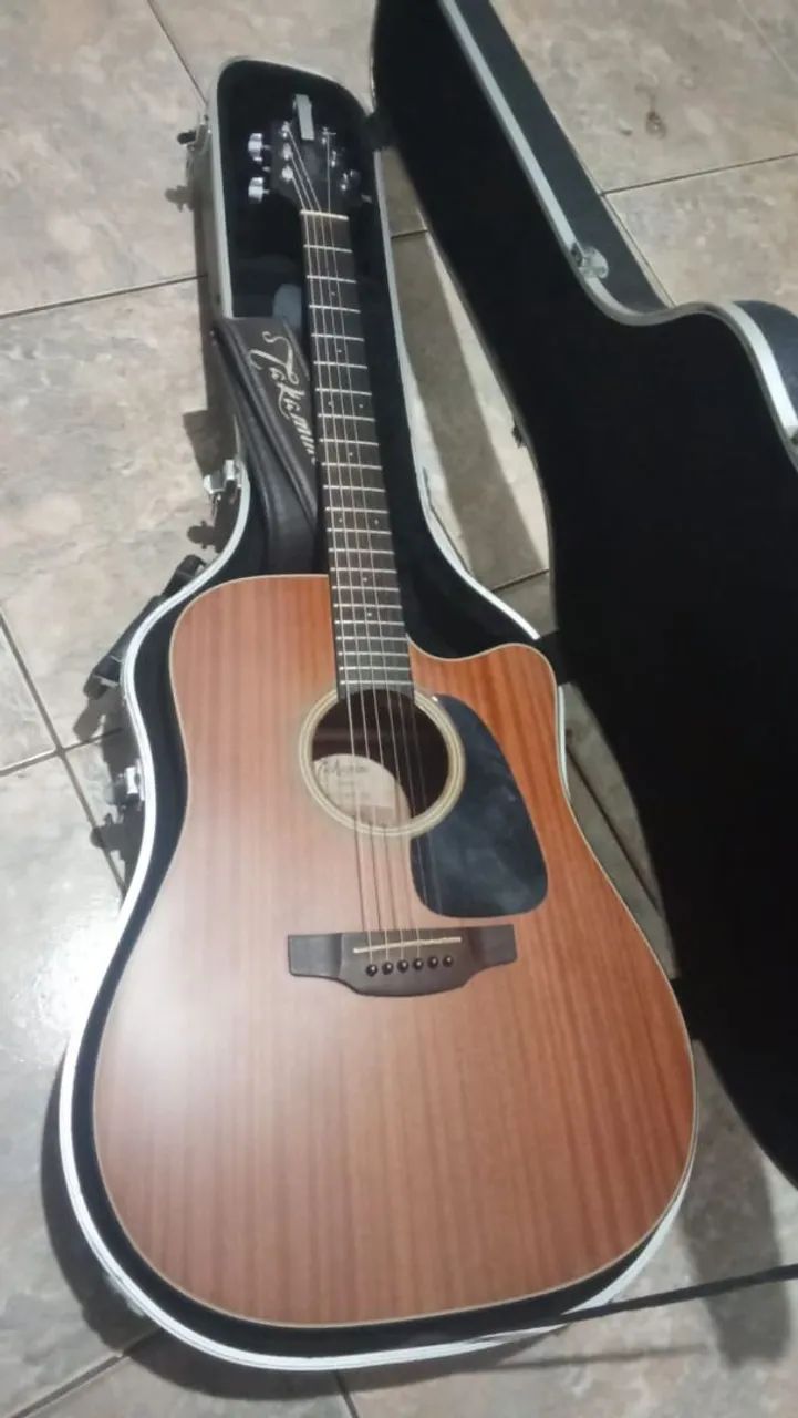 Violão Takamine GD11MCE-NS Eletroacústico com Case - Bom Estado!! - Foto 5