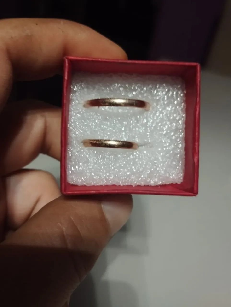 Par de alianças Ouro 18k com 2.3 gramas - Não abaixo o preço - Foto 3