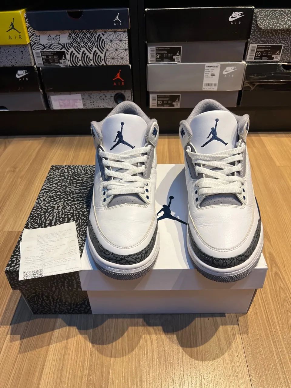 Jordan 3 Midnight Navy 43 original - Foto 6