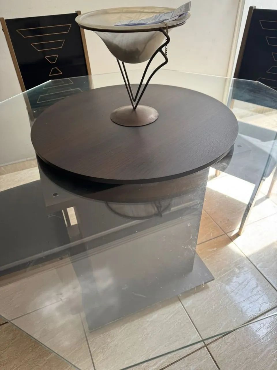 Mesa de jantar + 3 cadeiras 64187453747075121