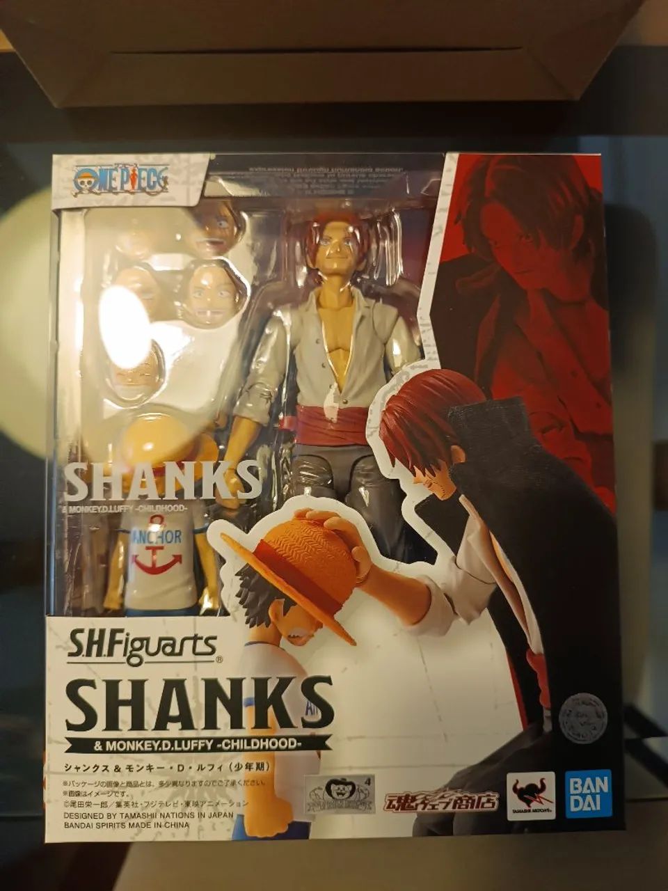 SH Figuarts One Piece Shanks & Luffy Bandai - Foto 5