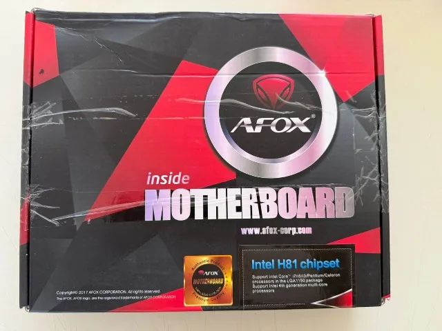 Placa Mãe AFOX H81-MA5 (Nova)