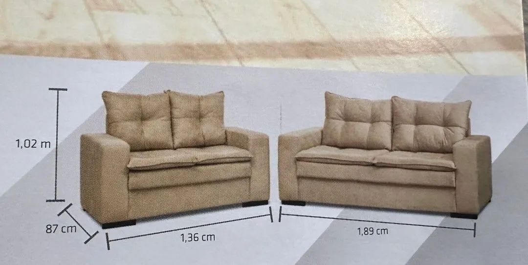 CONJUNTO DE SOFÁ COM FRETE GRÁTIS... - Foto 5