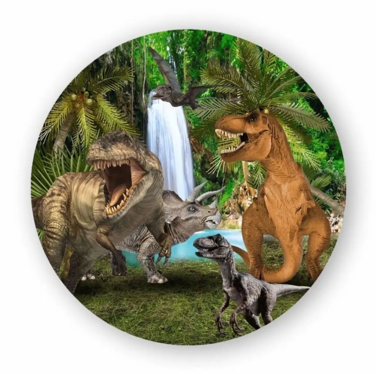 Painel em tecido Dinossauros