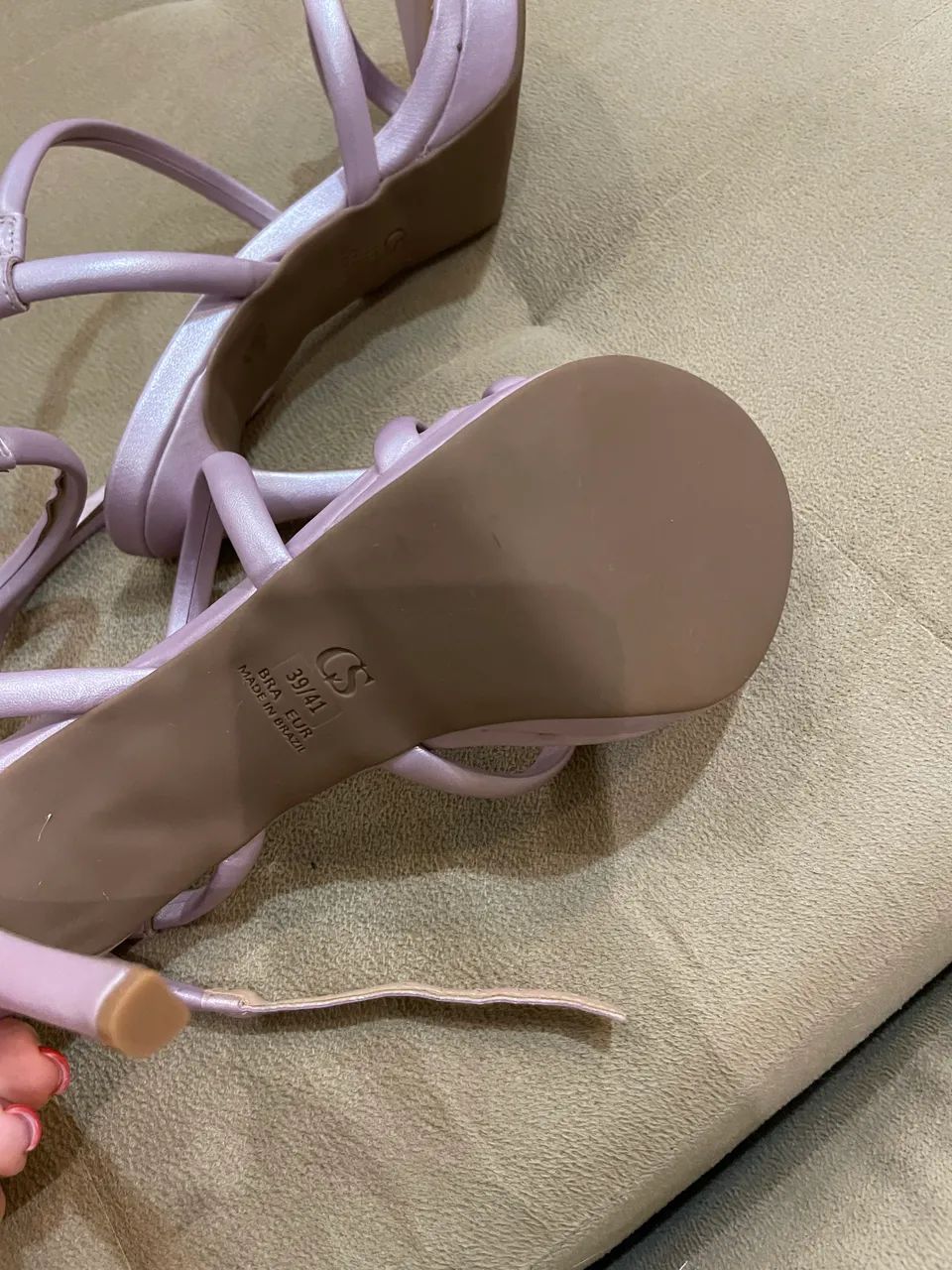 Sandália  carmen steffens nova n. 39 - Foto 5