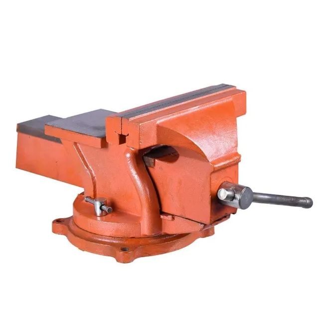 TORNO/MORSA DE BANCADA ROTATIVA COM BIGORNA 5 POL 125 MM - Foto 3