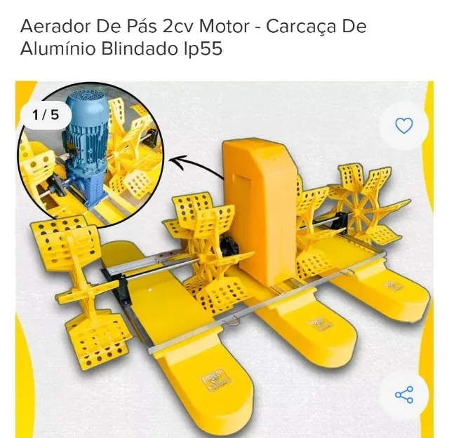 AERADOR DE PÁS PARA TANQUE DE PEIXE