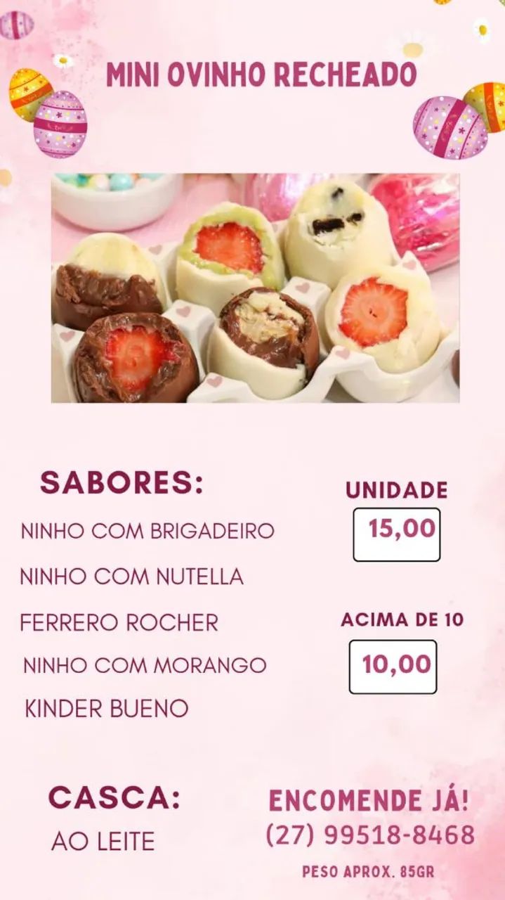 Ovos de Páscoa recheados - Foto 4