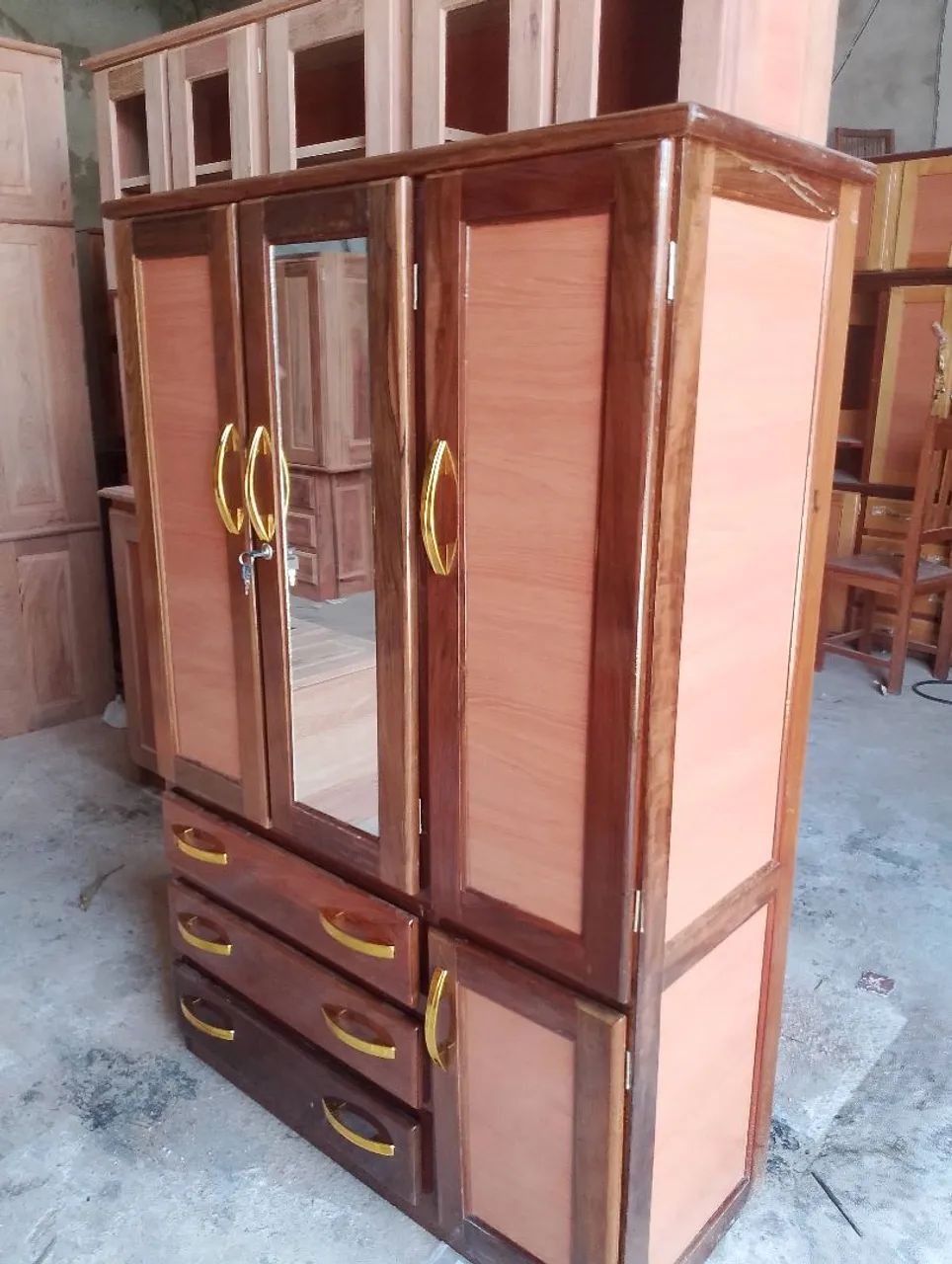 Guarda roupa de solteiro espelhado novo - Foto 3