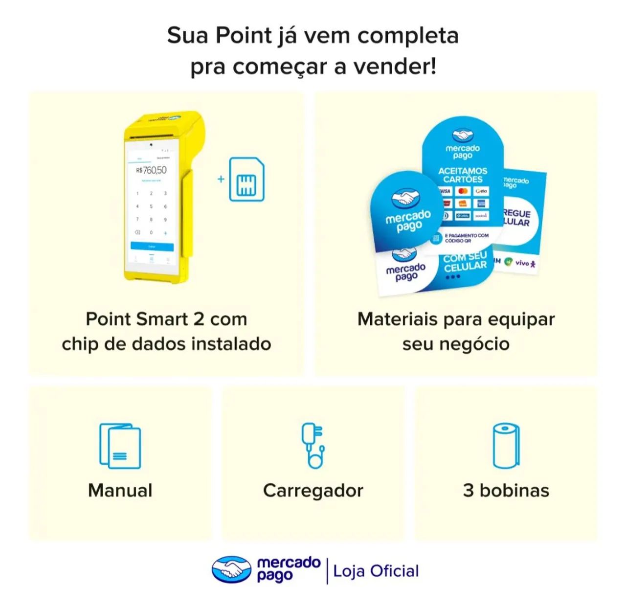 Point Smart 2: Receba pagamentos na hora! - Foto 5