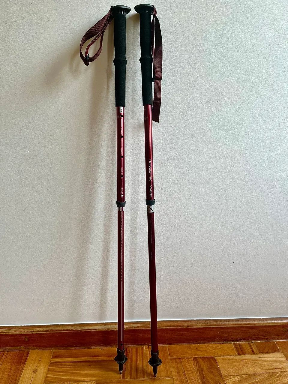 Bastões de caminhada dobrável trekking em alumínio Esportes