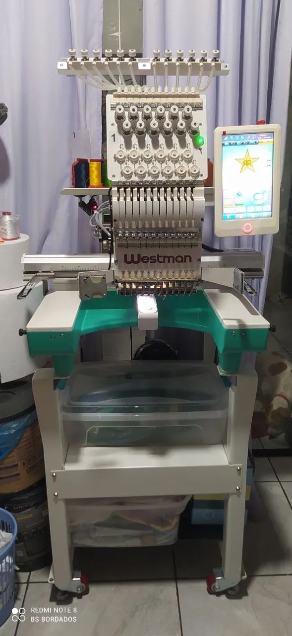 Máquina de Bordar 1 cabeça 12 agulhas - Foto 5