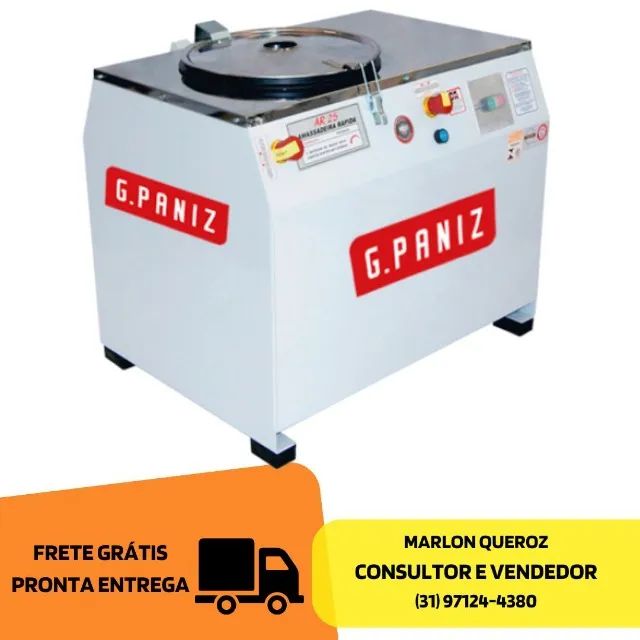 Amassadeira Rápida 25 Kg G.Paniz Trifásica Nova