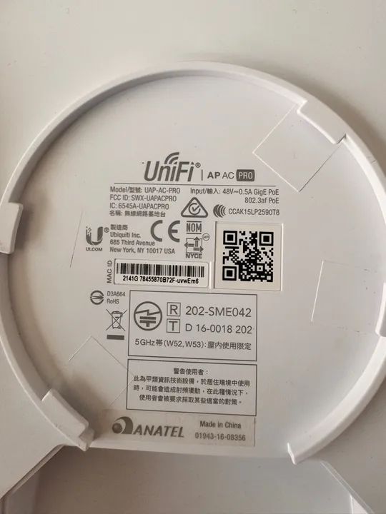 Roteador Wi-Fi UniFi AP AC Lite com switch Poe Bivolt - Foto 2