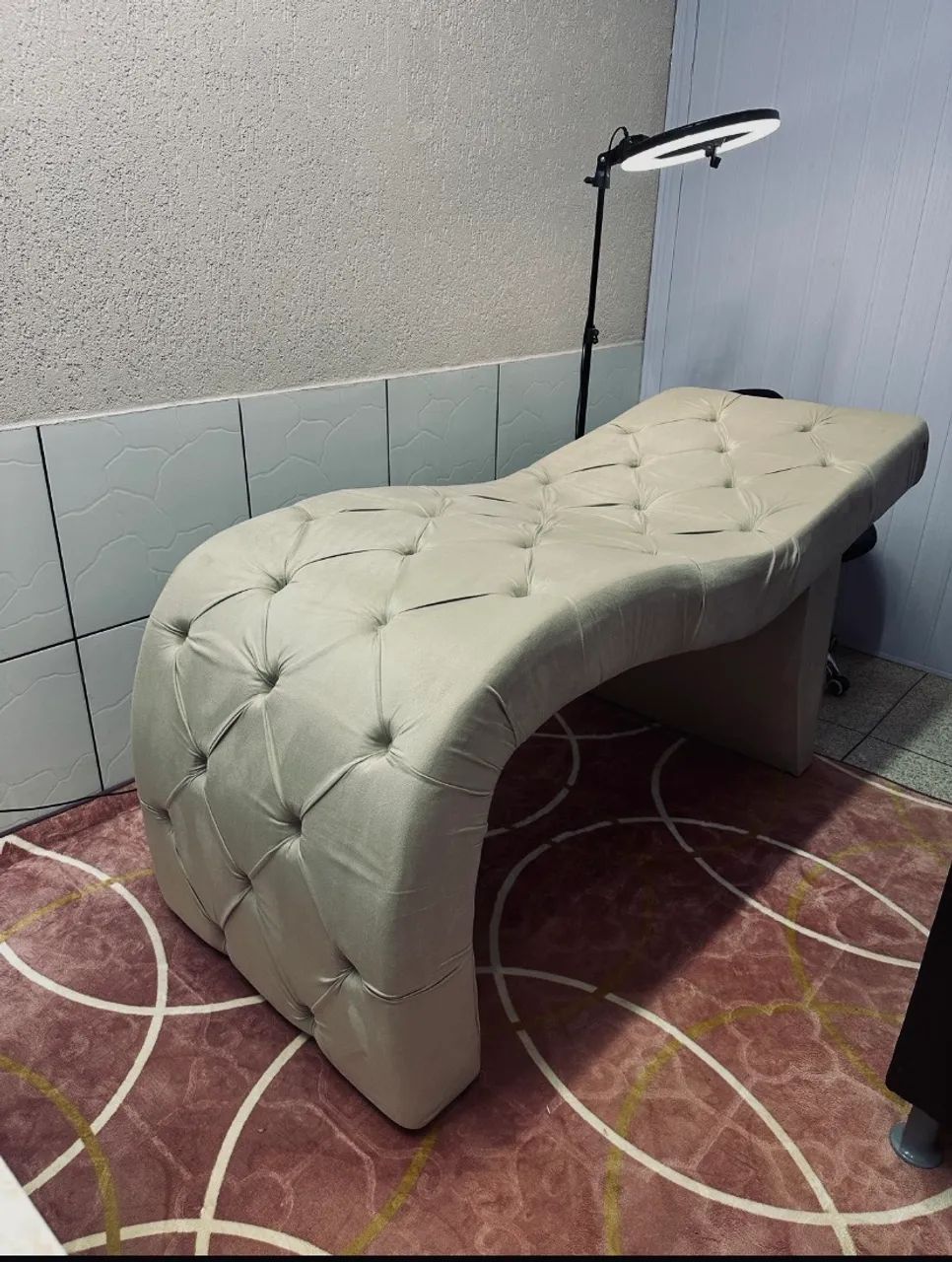 Maca para estética luxo curvada 70cm