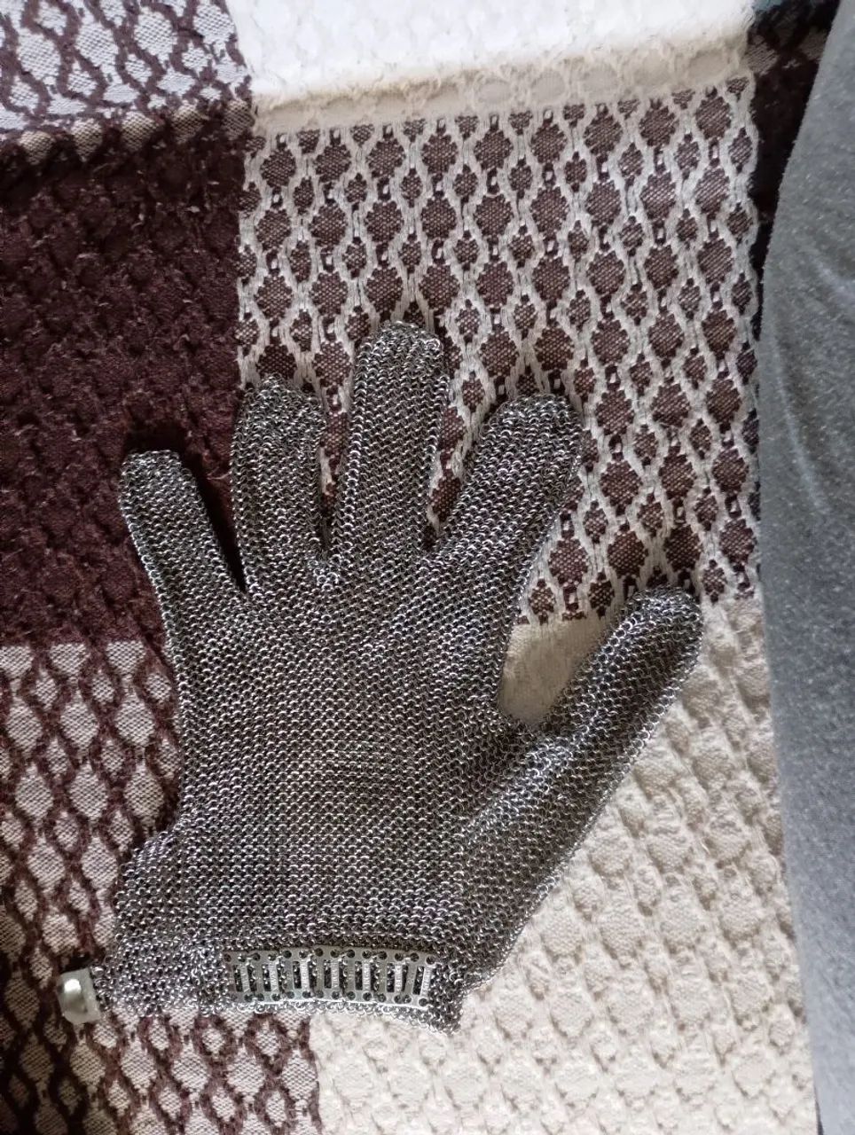 Luva de aço china mex - Foto 3