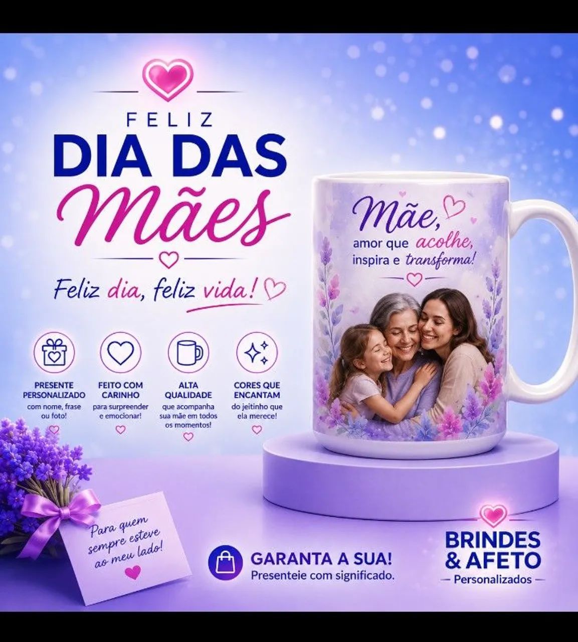 Canecas personalizadas dia das mães