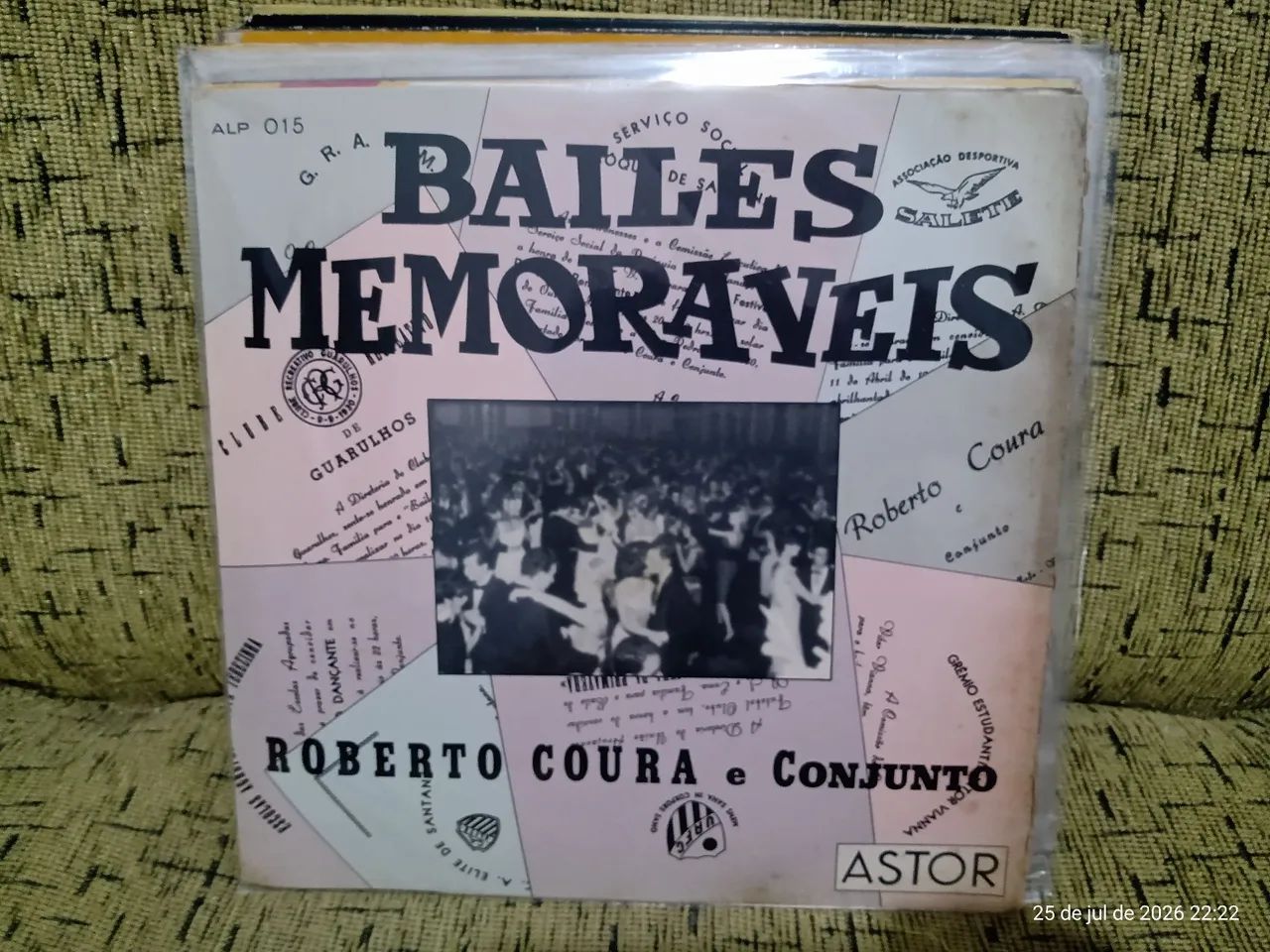 Disco de vinil Bailes memoráveis 