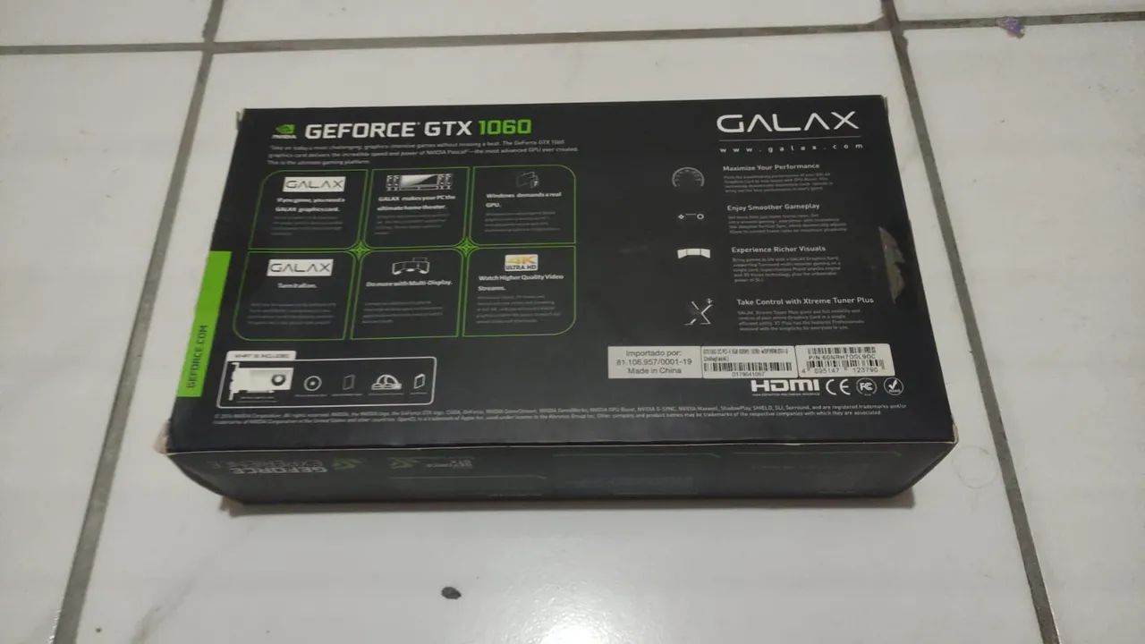 placa de vídeo GTX 1060 OC - Foto 2