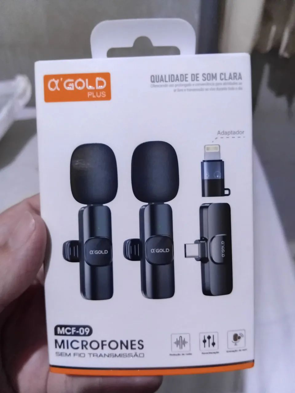 Microfone Lapela Novo