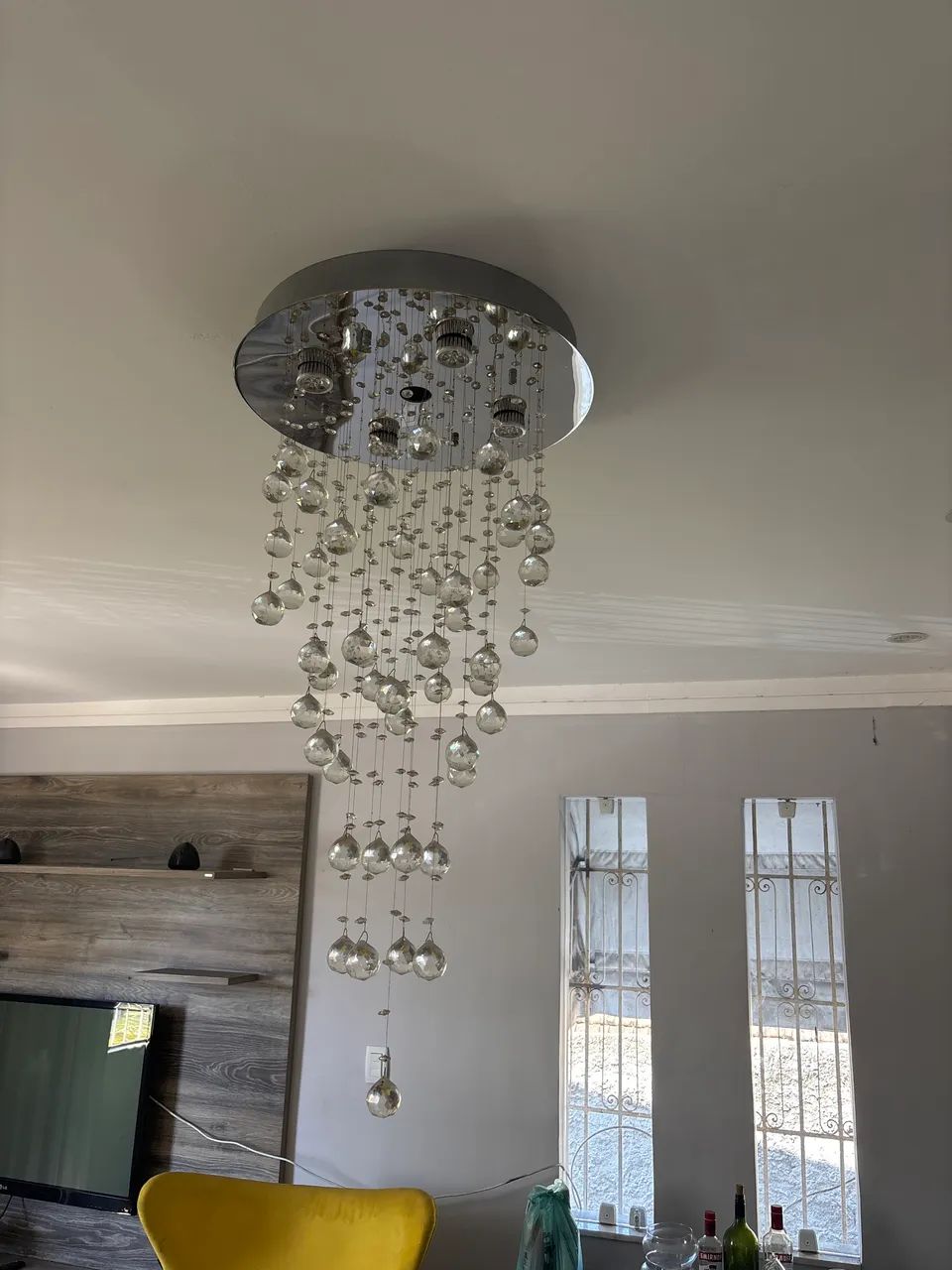 Lustre Cristal com led Longo  - Foto 3