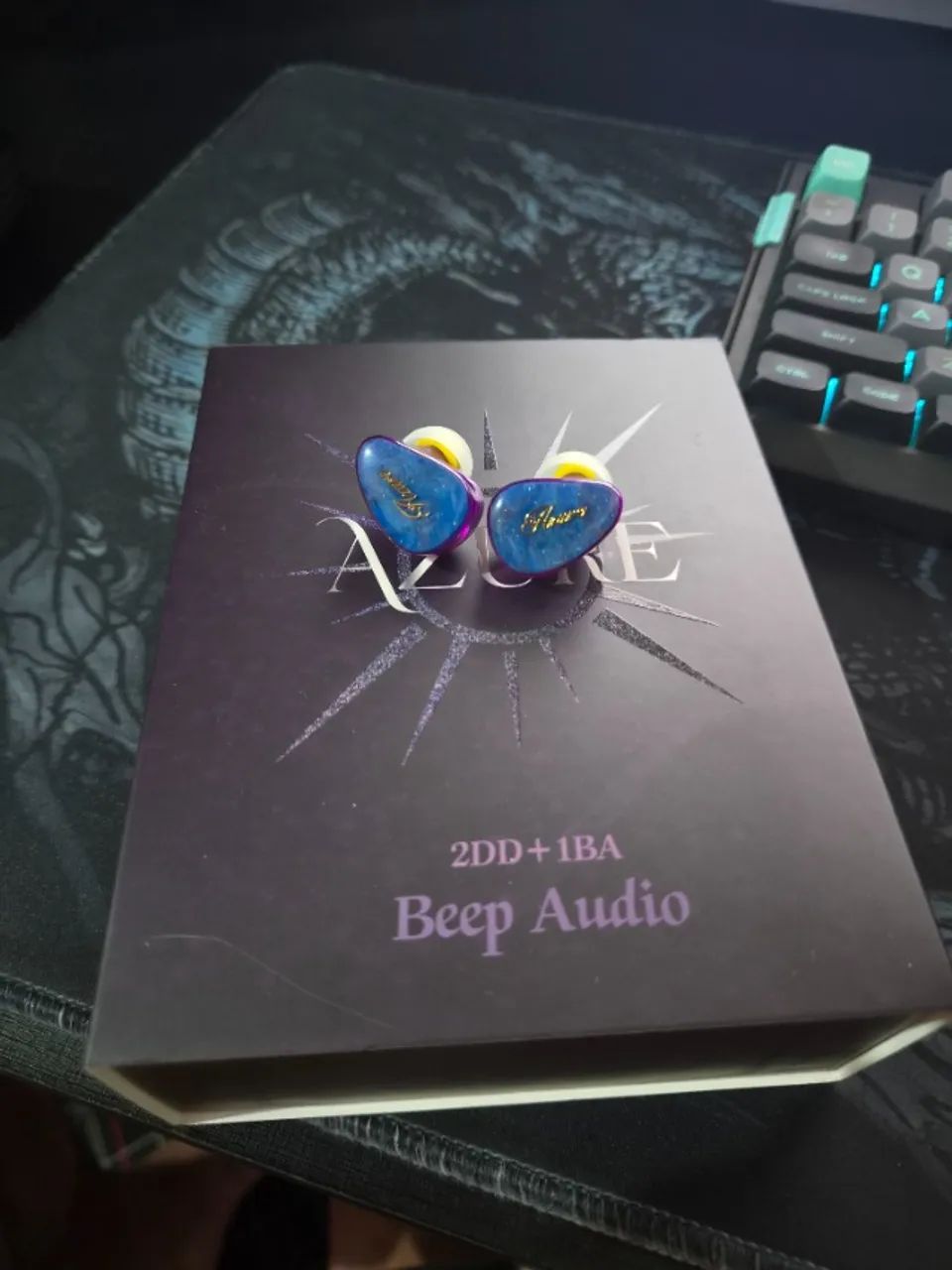 Fone IEM Beep Áudio Azure - Foto 3
