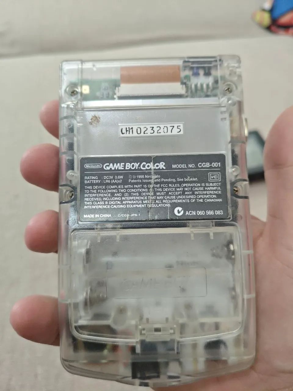 Game boy color atômic clear  - Foto 2