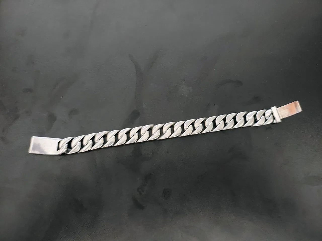 Pulseira de aço cravejada - Foto 2